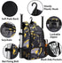 Sports Baseball & Softball Bat Bag for Youth & Adults, Backpack with Shoe Compartment and Fence Hook