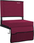 Dicprms Stadium Seats for Bleachers with Back Support,Bleacher Chairs with Back and Cushion,Portable