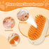 Dog Steam Brush, 3 in 1 Cat Steam Brush, Silicone Massage Grooming Tool for Shedding, Rechargeable Defur Comb
