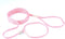 Alvalley Nylon Dog Training Leash with Stopper - Adjustable Nylon Rope Comes with Braided Leather at Ends - Tagua Bead Stopper Slip Lead - Suitable for Walking, and Training