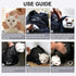 ASOCEA Cat Bathing Bag - Adjustable Grooming Mesh Bag for Bathing, Nail Trimming, Anti-Bite & Anti-Scratch
