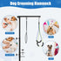 Clamp,35" Hammock Dog Grooming Arm with Pet Grooming Table Arm with Adjustable No Sit Haunch Holders,Dog Grooming Table