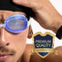 Water Gear No-Leak Anti-Fog Goggles - Adjustable Split Headband, UV Protection, Wide Angle Lens