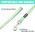 azuza Dog Collar and Leash Set - Cute Patterns on Nylon Collar and Matching Leash for Medium Dogs