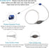 Fish Tank Cleaner and Water Changer Siphon – Thinner Water Tubing, Gravel Vacuum for Small Fish Tank