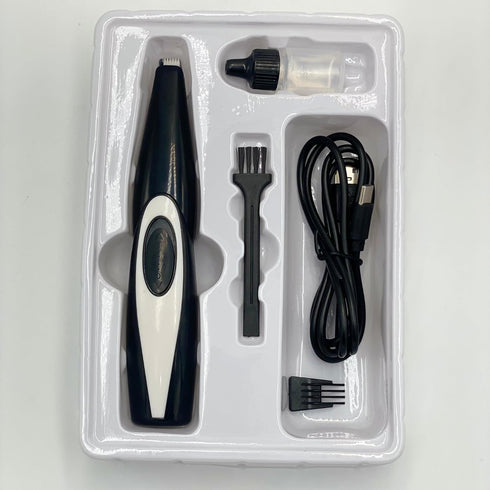 Pet Trimmer Kit, Mini Cordless Electric Hair Grooming Clippers for Dogs and Cats, All-in-One Puppy Fur Shaver