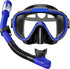 Seovediary Snorkel Set Adults Snorkeling Gear Anti-Fog Panoramic View Swim Mask Dry