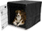 MidWest Homes for Pets Large Dog Crate Cover, Black Polyester, Fits 42-inch Crates