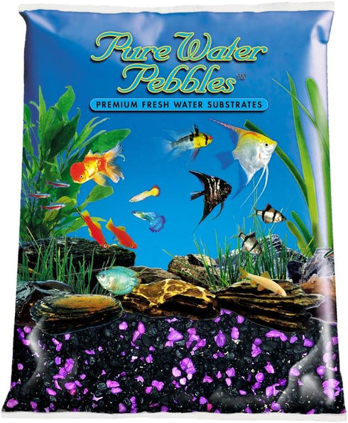 Aquarium Gravel, 5-Pound Blackberry Glo