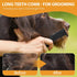 2 Pcs Pet Razor Comb for Dogs Cats with 20 Extra Blades, 2 in 1 Trimming & Grooming Hair Cutter Comb