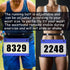 2Pcs 6 Race Number Belt Race Bib Belts with Energy Gel Loops for Marathon Triathalon Running No Safety Pins Required