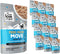 I AND LOVE AND YOU Feed Meow Move Wet Cat Food - Chicken - Grain Free, Shredded, 3oz Pack of 12