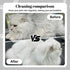 5-in-1 Pet Grooming Kit for Cats and Dogs Flea Comb, Double-Layer Dense Tooth Comb, Knot Remover & Wave Massage Brush