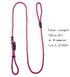 Multifunctional Figure 8 Leather Dog Rope Leash, Padded Halter Walking Training Slip Lead (Hot Pink)
