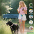 Poop Bag Holders for Leashes,Elastic Cord Dispenser Pouch and Zipper,Carabiner,Lightweight Waterproof Fabric,Doggie