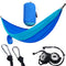 PORTAL Double Camping Hammock - Lightweight Portable Nylon Hammock with Straps and Carabiners