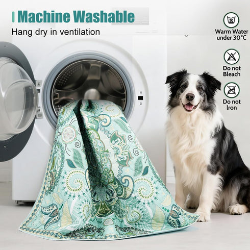 2 Pack 31.5"x31.5" Washable Pee Pads for Dogs, Reusable Puppy Training Pads Super Absorbent Dog Pee Pad Waterproof Dog