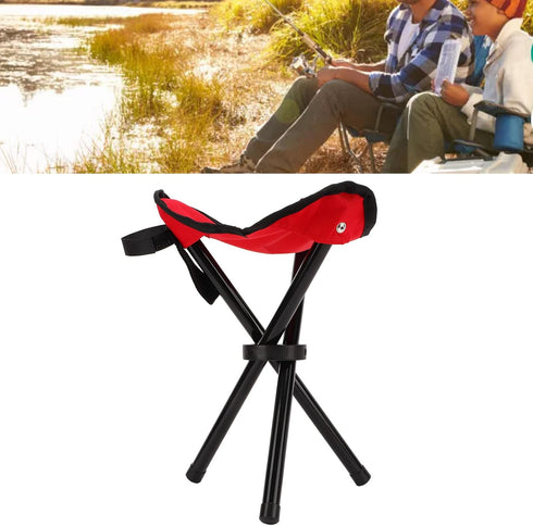 RiToEasysports Camping Tripod Stool, Portable Foldable Tripod Camp Chair Lightweight Camping Seat for Hiking Walking