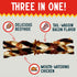 Canine Chews 5" Triple Flavor Rawhide Stick Twists for Small Dogs - Chicken, Pork, Beef Flavor Chew Toy (100 Pack)