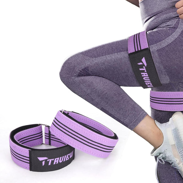 Occlusion Bands for Women, Blood Flow Restriction Bands Bundle for Glutes & Hip Building, Best Fabric Resistance