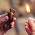 SURVIVE Permanent Match Bottle Opener Metal Keychain, Reusable Survival Fire Starter Lighter, Emergency Waterproof