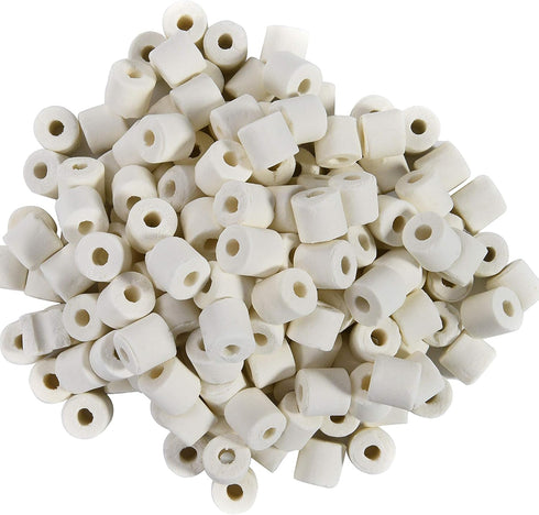 JIH Bio Ceramic Rings Aquarium Filter Media for Pond Fish Tank Canister Filter (4 lbs)