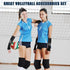 Volleyball Knee Pads & Arm Sleeves - UMACWIN Volleyball Accessories Set with Knee Pads, Arm Pads, Sweatband, Scrunchie,