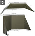 Onewind Emergency Shelter, Lightweight Reusable Rainproof Windproof Tent for Camping, Hiking, Backpacking