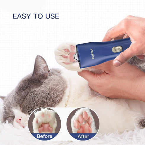 Dog Grooming Kit Clipper for Thick Coat - Low Noise Cordless Cat Hair Trimmer, Rechargeable Shaver for Pets