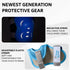 Kids/Youth Protective Gear Set, Knee Pads, Elbow Pads, Wrist Guards for Roller Skates, Skateboard, Blue