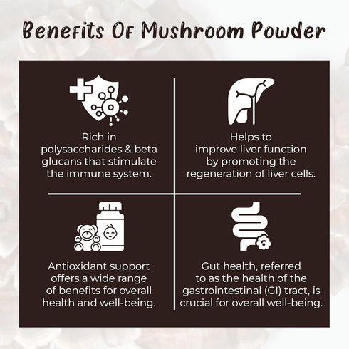 Organic Turkey Tail Mushroom Powder for Pets Health | Immune, Gut & Digestive Support | Non-GMO, Dog & Cat Supplement,