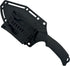Hunting Survival Cleaver Knife, 9" Full Tang Fixed Blade with Extra FRN Handle Scales, MOLLE Clip Carry