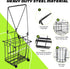 Portable Pickleball Tennis Ball Collector with Wheel - Hopper Container for Picking and Storage Training Tool