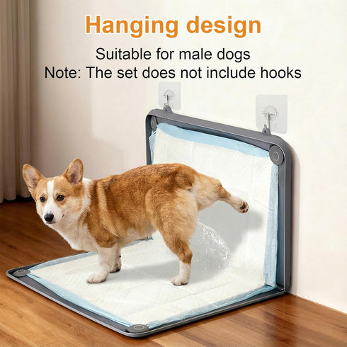 23 23 Inch Nuanchu Pee Pad Tray Holder for Dogs, x Silicone Dog Puppy Pad Holder with Four Fixed Points Stable Grip
