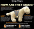 MIGHTY Microfiber Ball Panda - Strong & Tough Interactive Dog Toy with Squeaker, Machine Washable