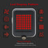 Intelligent Bike Tail Light with Smart Rechargeable LED, Automatic Direction and Brake Sensor for Enhanced Safety