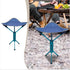 Aymzbd Camping Stool Portable Folding Stool Footrest Compact Foldable Small Chair Slacker Chair for Travel Concerts