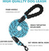 Heavy Duty Dog Leash, 2/4/5/6/8/10 Foot Rope Leash with Padded Handle, Reflective for Small Medium Large Dogs, Purple