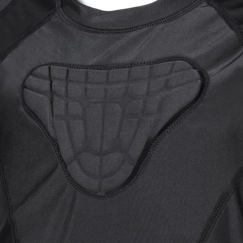 Youth Padded Compression Shirt - Kids Protective Shirt for Football, Soccer, Basketball