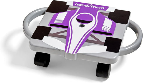 hand2mind Purple Speedway Racer Scooter Board, Floor Scooter Board, Gross Motor Toys,