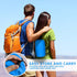 Portable Waterproof Camping Sleeping Bags for Adults and Kids, Lightweight 4 Seasons for Indoor Outdoor Use