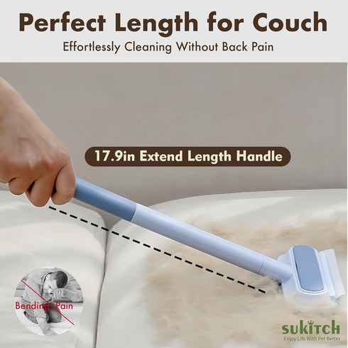 Pet Hair Remover for Couch, Durable and Reusable Lint Cleaner for Dog and Cat Hair, Gentle on Furniture