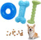 ENZZROA 3-Pack Puppy Chew Toys for Teething Relief Soft & Durable Rubber Toys