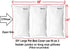 Do It Yourself DIY Pet Bed Pillow Duvet Waterproof Cover for Dog or Cat in Large 48"X29" - Cover only
