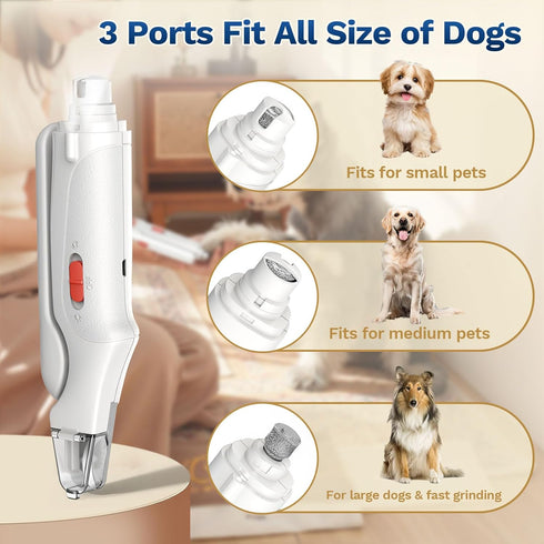 Aoioploa 2 1 Trimmers Trimmer Trimmer 2 in Dog Nail Clippers & Cat Nail Clippers for Large Medium Small Dogs Cats Claw