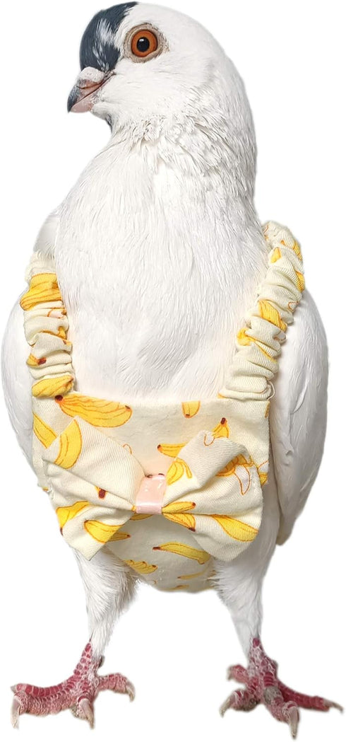 YUYUSO 5 Pigeon Diaper with Leash for Pigeons over Months Old