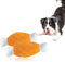 Andiker 2pcs Dog Squeaky Toy, Funny Plush Chicken Legs Bone Toy for Small Medium Large Dogs and Cats
