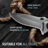 Tactical Pocket Knife for Men, Folding Knife with Glass Breaker and Pocket Clip, Cool Military Camping Gift 6495