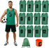 TOEPODO Pinnies Set of 12 Pack Scrimmage Vests Soccer Bibs Team Practice