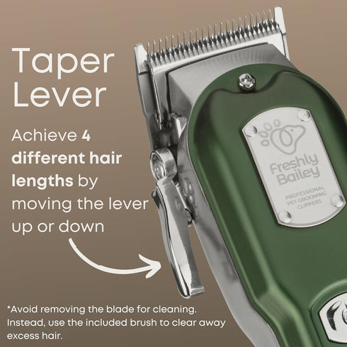 Trimmer Freshly Bailey Cat Clippers for Matted Hair - Matted Cat Fur Remover - Low Noise Grooming & Shaver | Pet